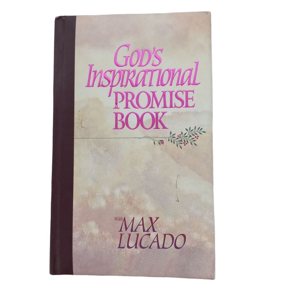Gods Inspirational Promise Book Max Lucado Insight Scriptural Wisdom Scripture - Picture 9 of 16
